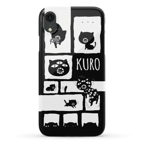 Kuro Cat Pattern Phone Case