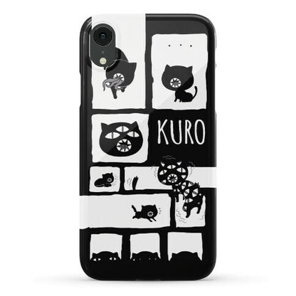 Kuro Cat Pattern Phone Case