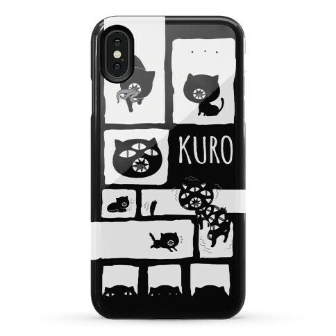 Kuro Cat Pattern Phone Case