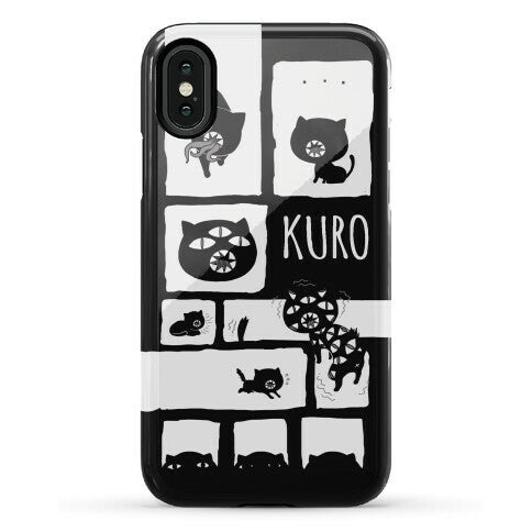 Kuro Cat Pattern Phone Case