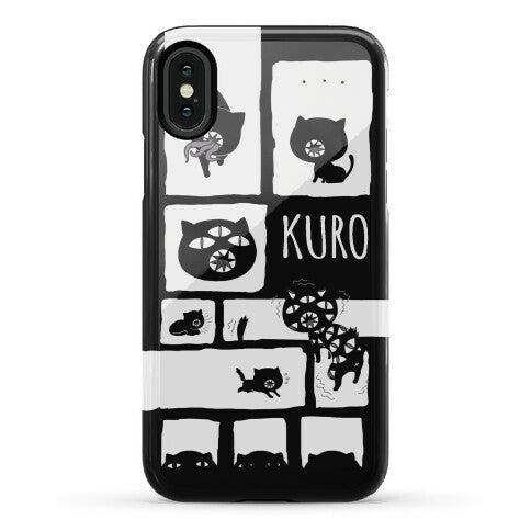 Kuro Cat Pattern Phone Case