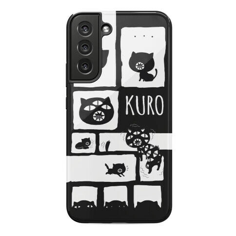 Kuro Cat Pattern Phone Case