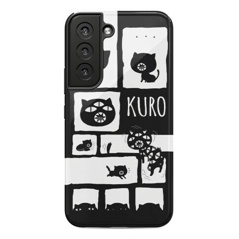 Kuro Cat Pattern Phone Case