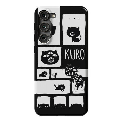 Kuro Cat Pattern Phone Case