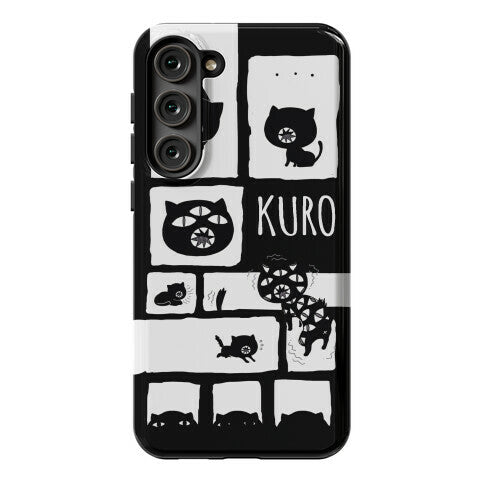 Kuro Cat Pattern Phone Case