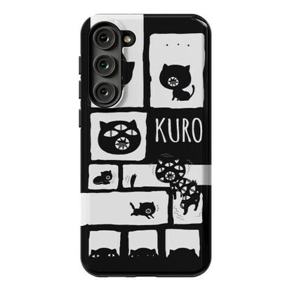 Kuro Cat Pattern Phone Case