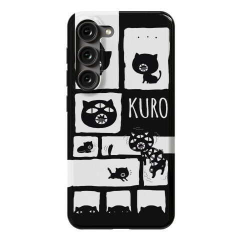 Kuro Cat Pattern Phone Case