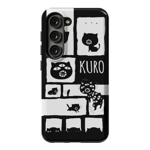 Kuro Cat Pattern Phone Case