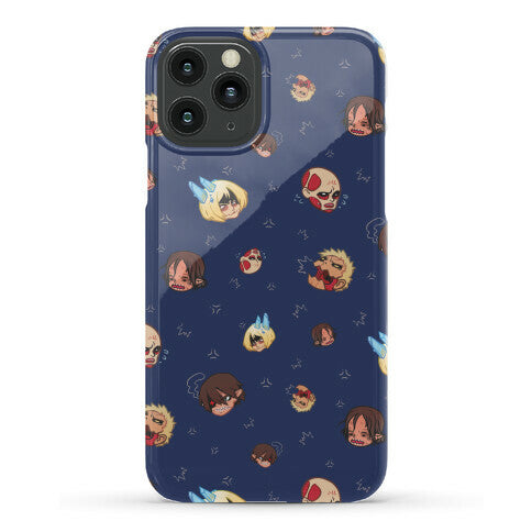 Attack on Titan Heads Phone Case