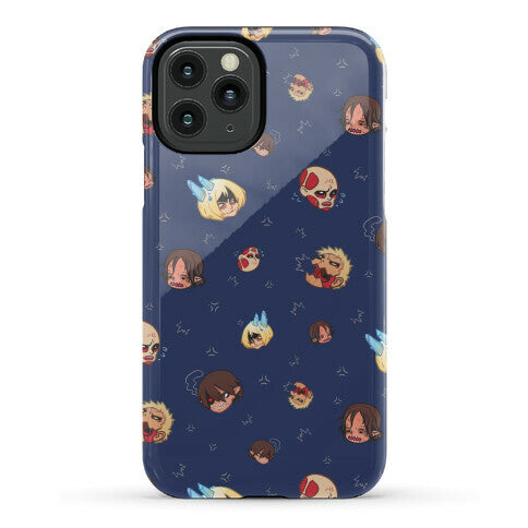 Attack on Titan Heads Phone Case