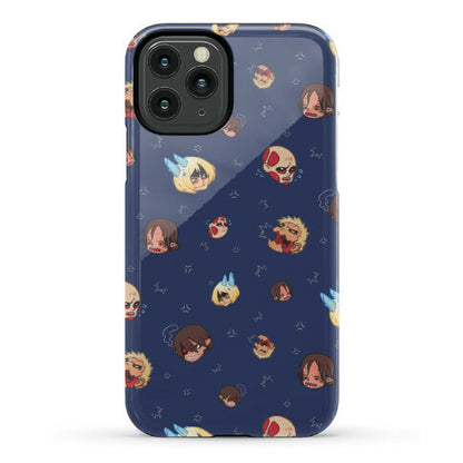 Attack on Titan Heads Phone Case