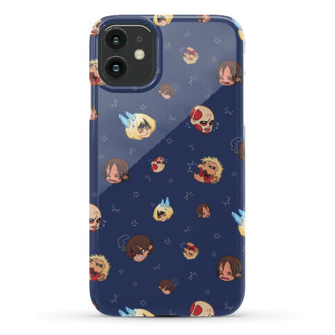 Attack on Titan Heads Phone Case