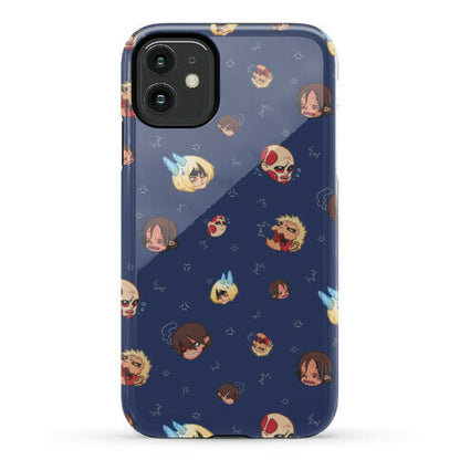 Attack on Titan Heads Phone Case