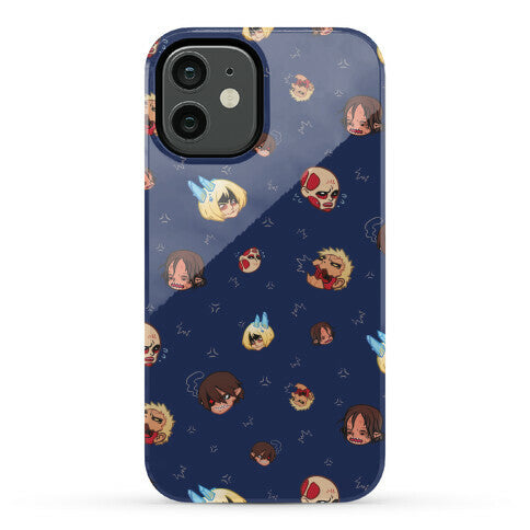 Attack on Titan Heads Phone Case