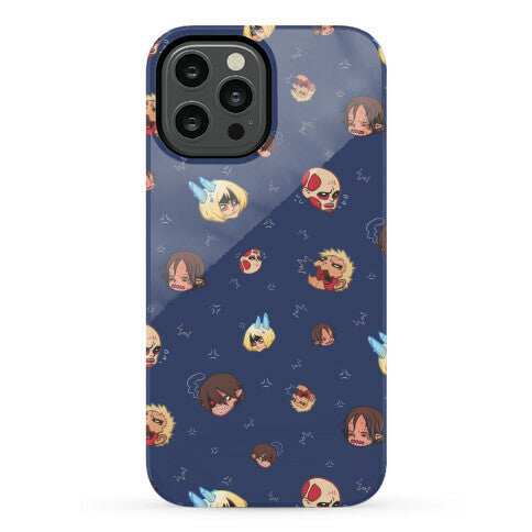 Attack on Titan Heads Phone Case