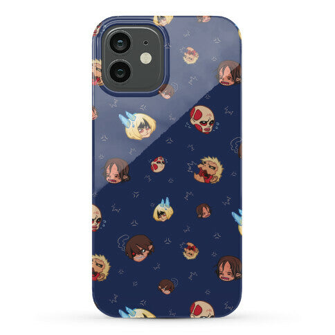 Attack on Titan Heads Phone Case