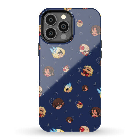 Attack on Titan Heads Phone Case