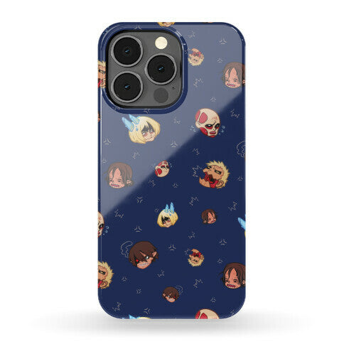 Attack on Titan Heads Phone Case