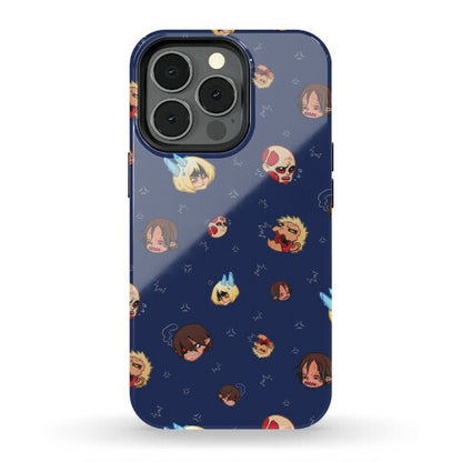 Attack on Titan Heads Phone Case