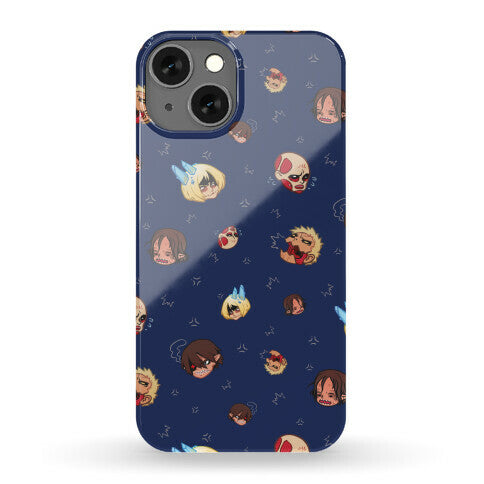 Attack on Titan Heads Phone Case
