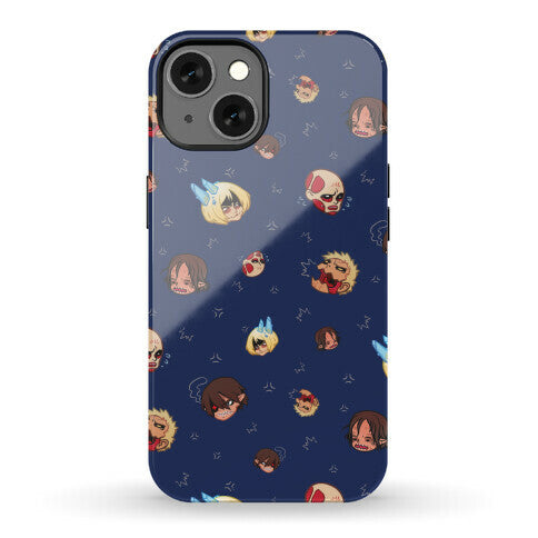 Attack on Titan Heads Phone Case