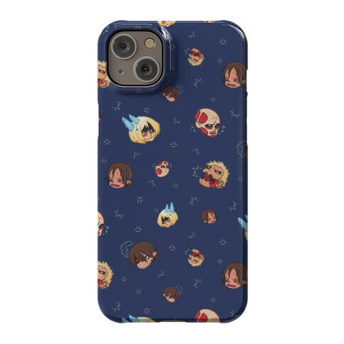 Attack on Titan Heads Phone Case