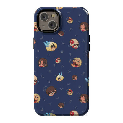 Attack on Titan Heads Phone Case