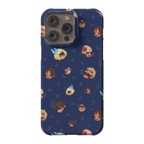 Attack on Titan Heads Phone Case