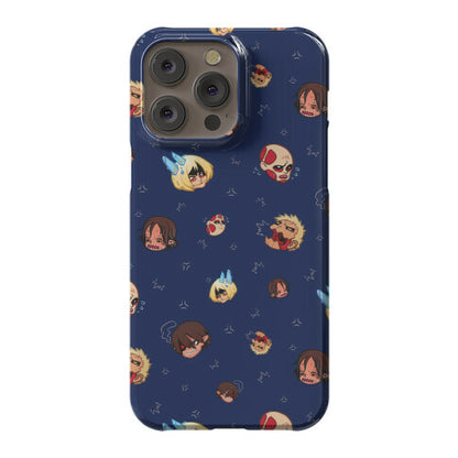 Attack on Titan Heads Phone Case