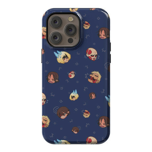 Attack on Titan Heads Phone Case