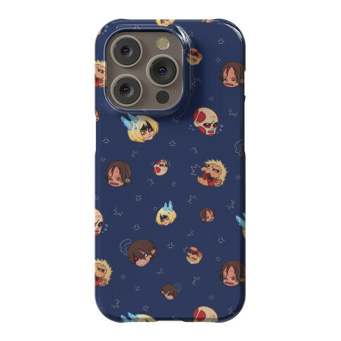 Attack on Titan Heads Phone Case
