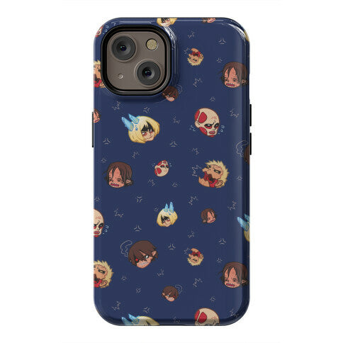Attack on Titan Heads Phone Case