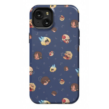 Attack on Titan Heads Phone Case