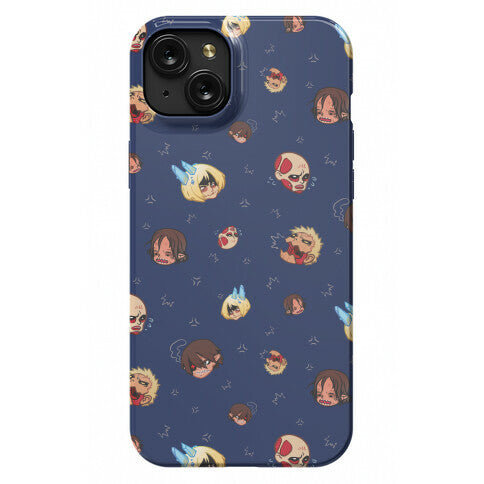 Attack on Titan Heads Phone Case