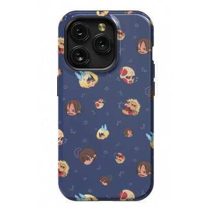 Attack on Titan Heads Phone Case