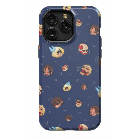 Attack on Titan Heads Phone Case