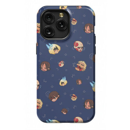 Attack on Titan Heads Phone Case