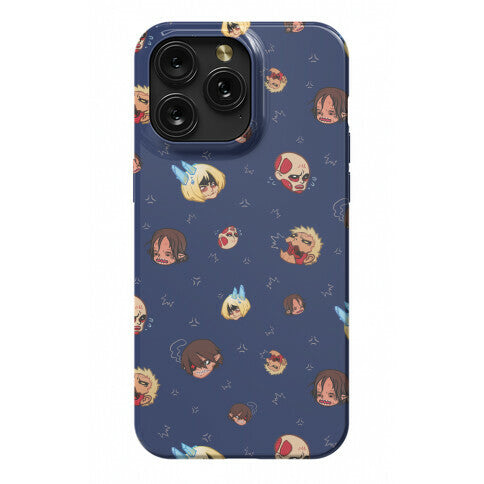 Attack on Titan Heads Phone Case