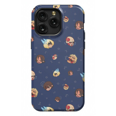 Attack on Titan Heads Phone Case