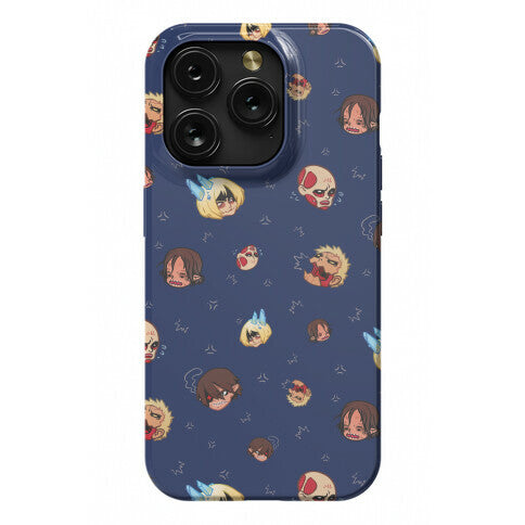 Attack on Titan Heads Phone Case