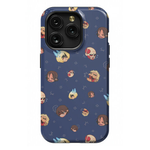 Attack on Titan Heads Phone Case