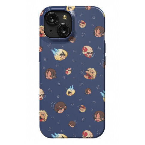 Attack on Titan Heads Phone Case