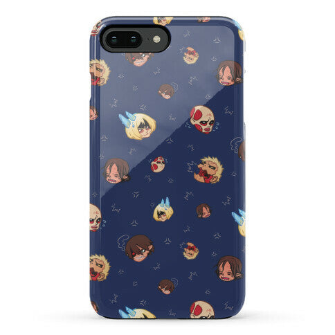 Attack on Titan Heads Phone Case