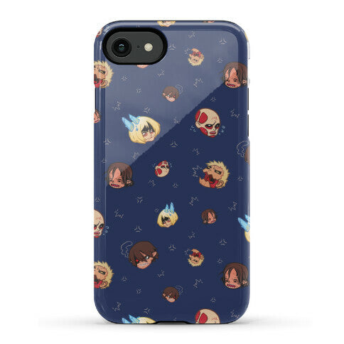 Attack on Titan Heads Phone Case
