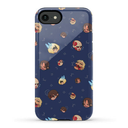 Attack on Titan Heads Phone Case