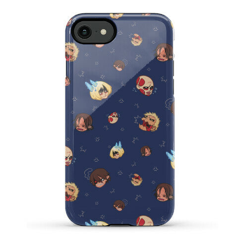 Attack on Titan Heads Phone Case