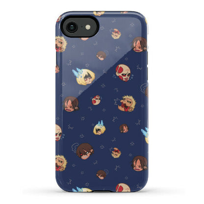 Attack on Titan Heads Phone Case