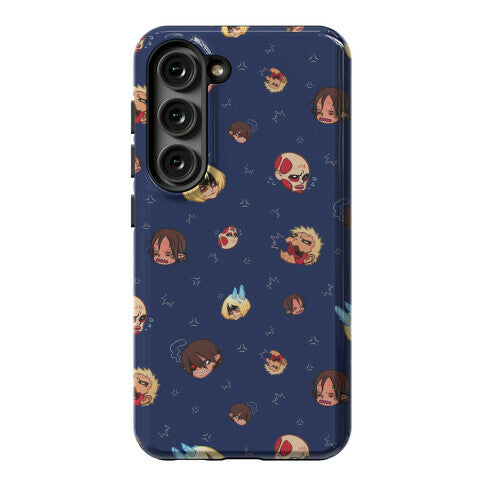 Attack on Titan Heads Phone Case