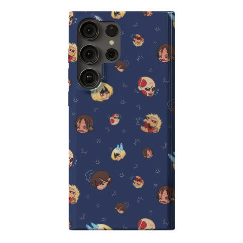 Attack on Titan Heads Phone Case