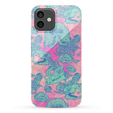 Skulls and Flowers Phone Case